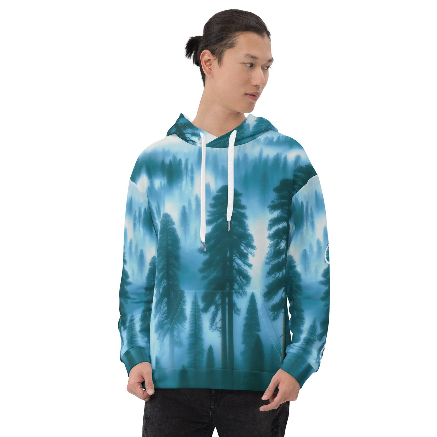 Foggy Pines Unisex Hoodie