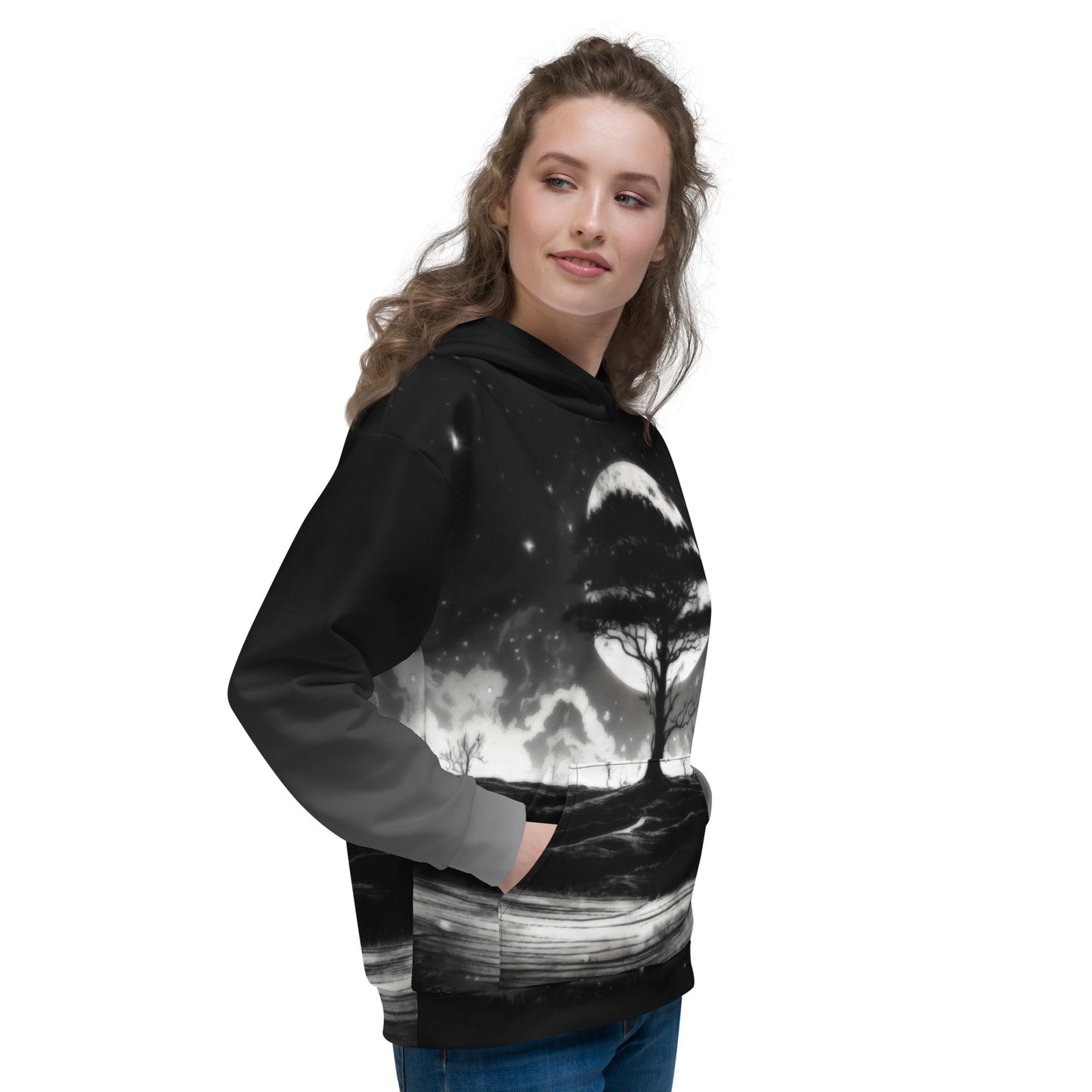 Full Moon Unisex Hoodie