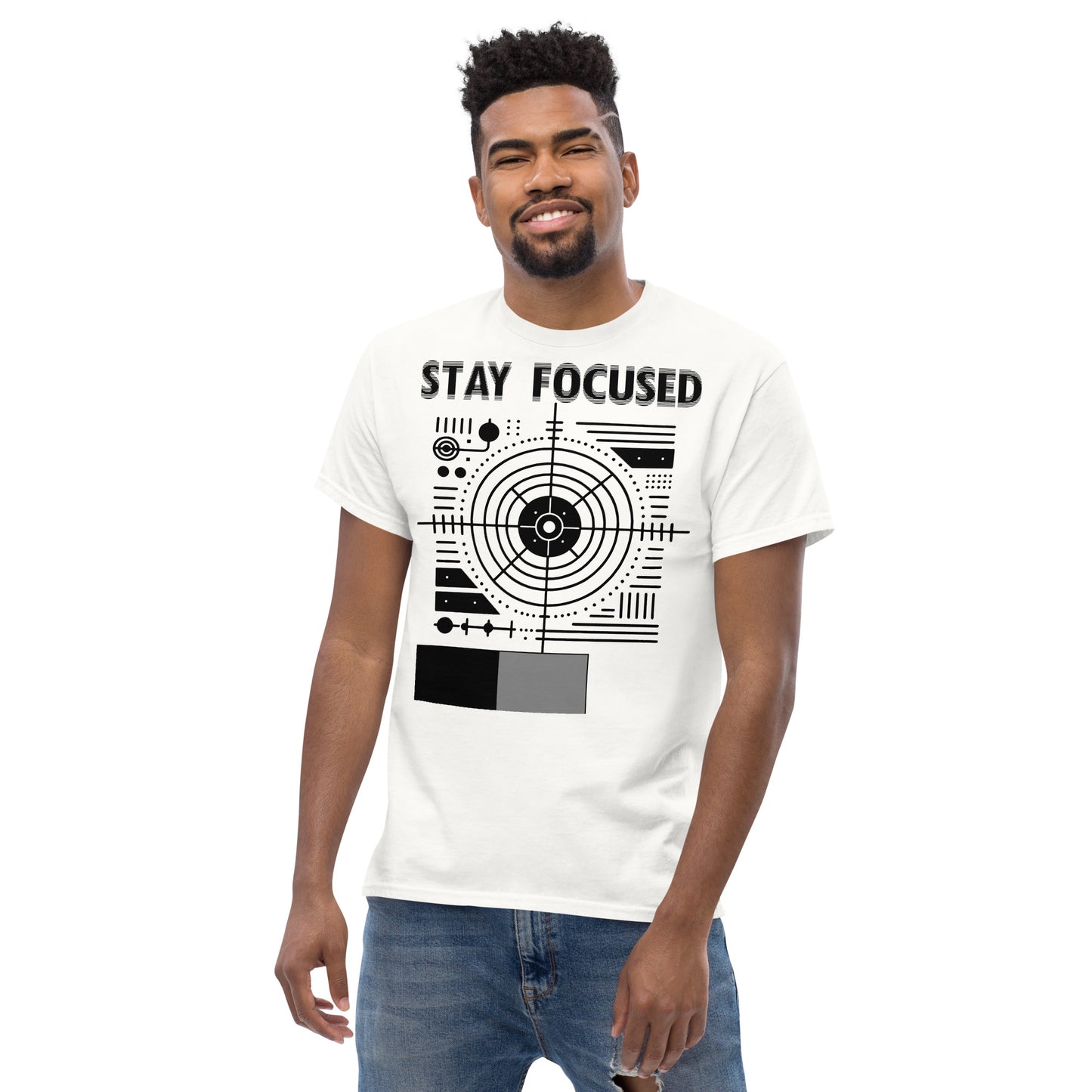 Stay Focused Photographer's classic tee (white)