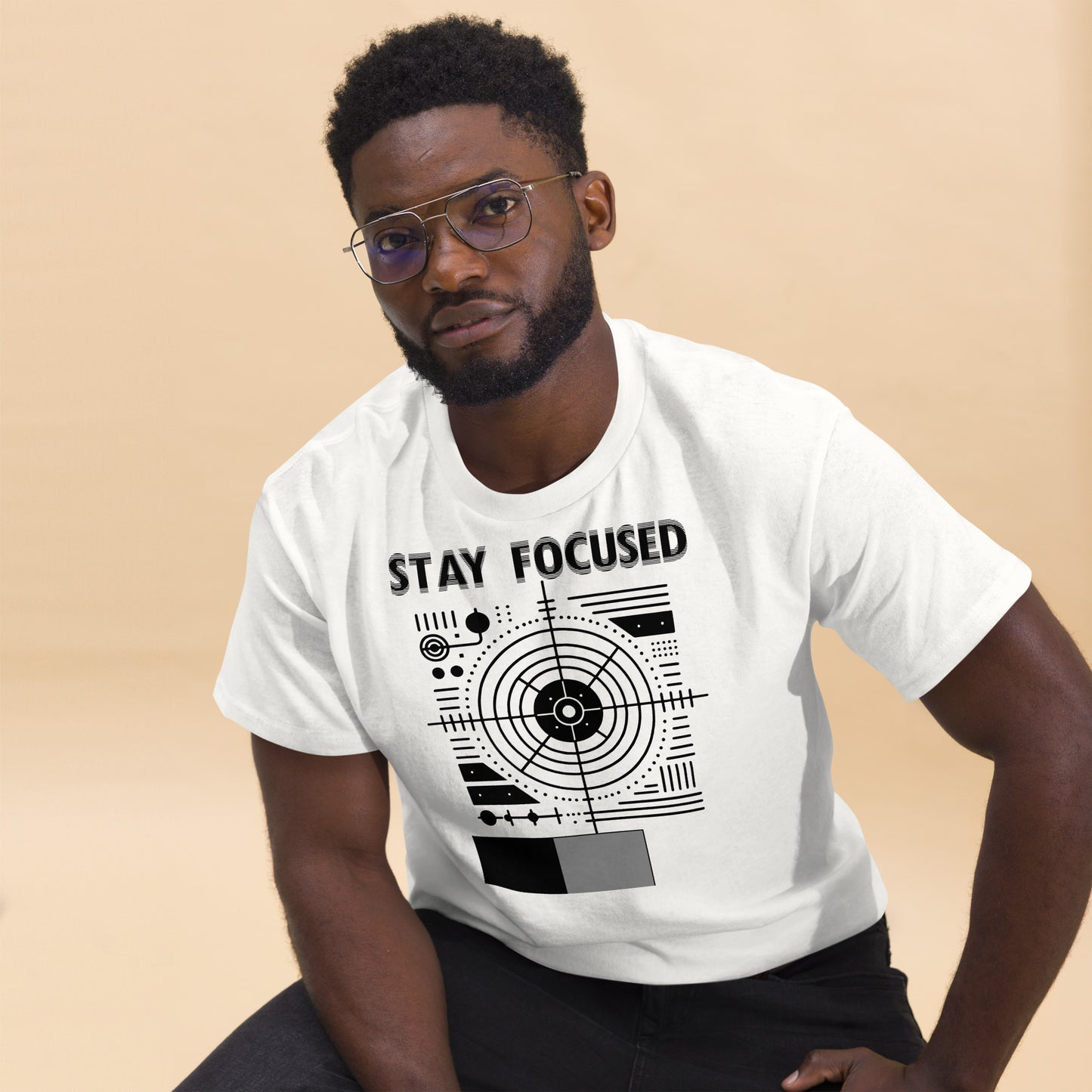 Stay Focused Photographer's classic tee (white)