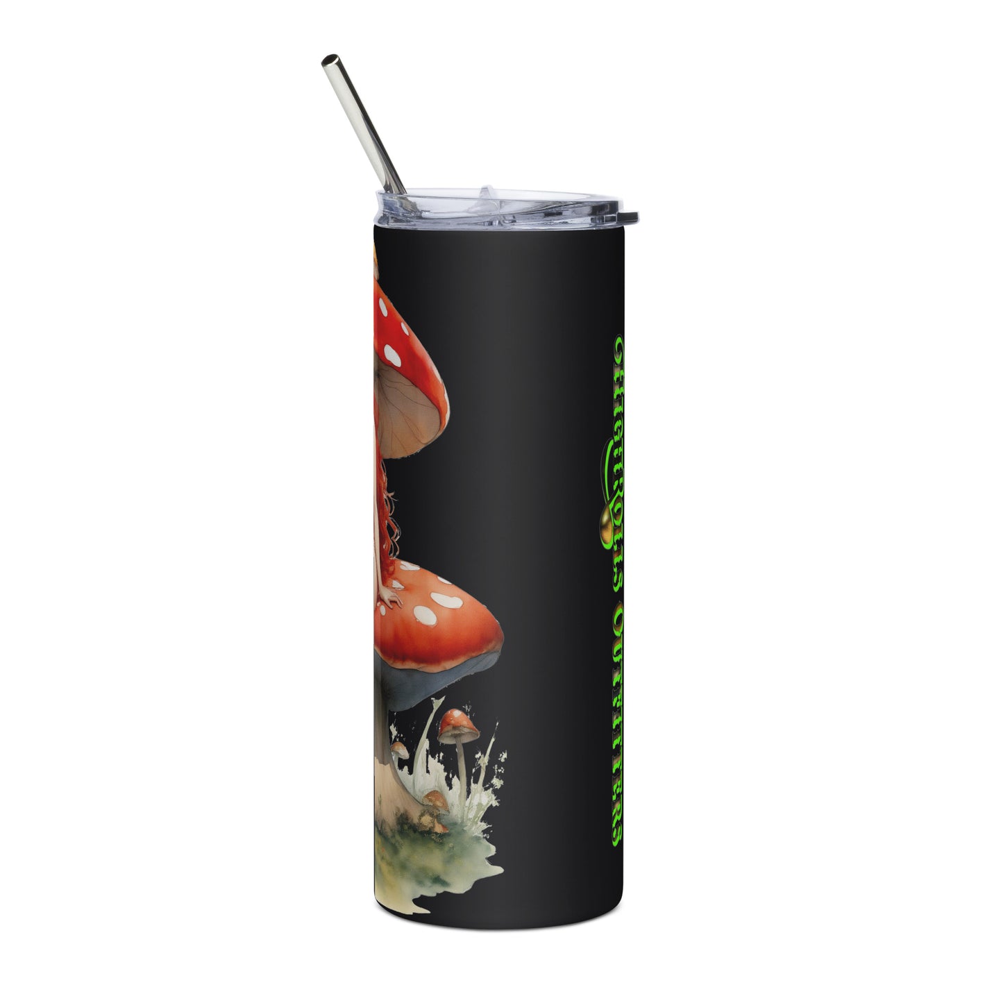 Mushroom Queen Stainless steel tumbler