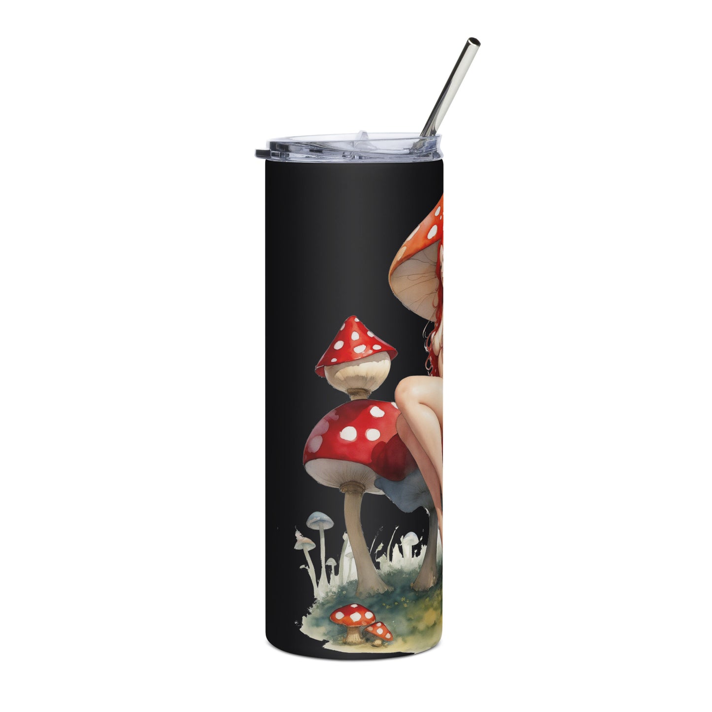 Mushroom Queen Stainless steel tumbler