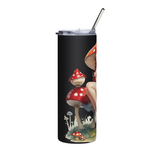 Mushroom Queen Stainless steel tumbler