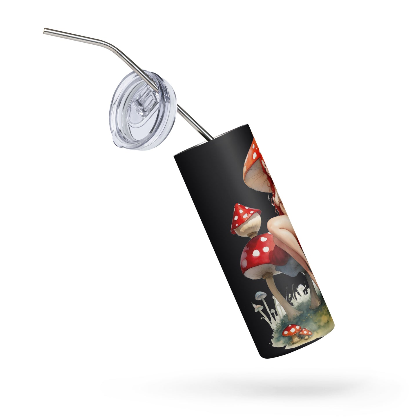 Mushroom Queen Stainless steel tumbler